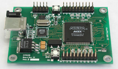EZ1KUSB - Altera ACEX FPGA development board with USB interface